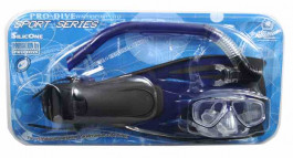 Pro-Dive Adult Snorkeling Set Incl Dive Fins