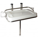Deluxe Bait Board and Bracket with Stainless Steel Fittings