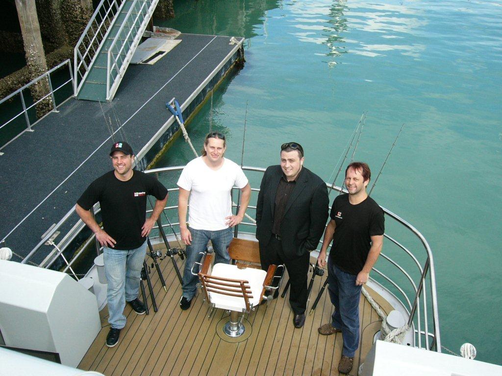 Antonio (Marine Deals), Dov, Nick and Graham (Marine Deals)