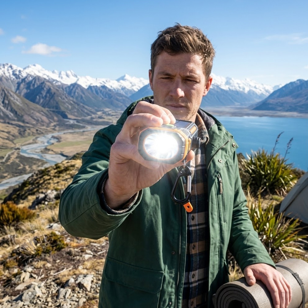 Battery-free Solar Powered Torch