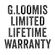Warranty Badge - G. Loomis Limited Lifetime Warranty