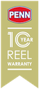 Warranty Badge - 10-Years Penn Reel Warranty