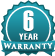 Warranty Badge - 6-Years
