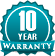 Warranty Badge - 10-Years