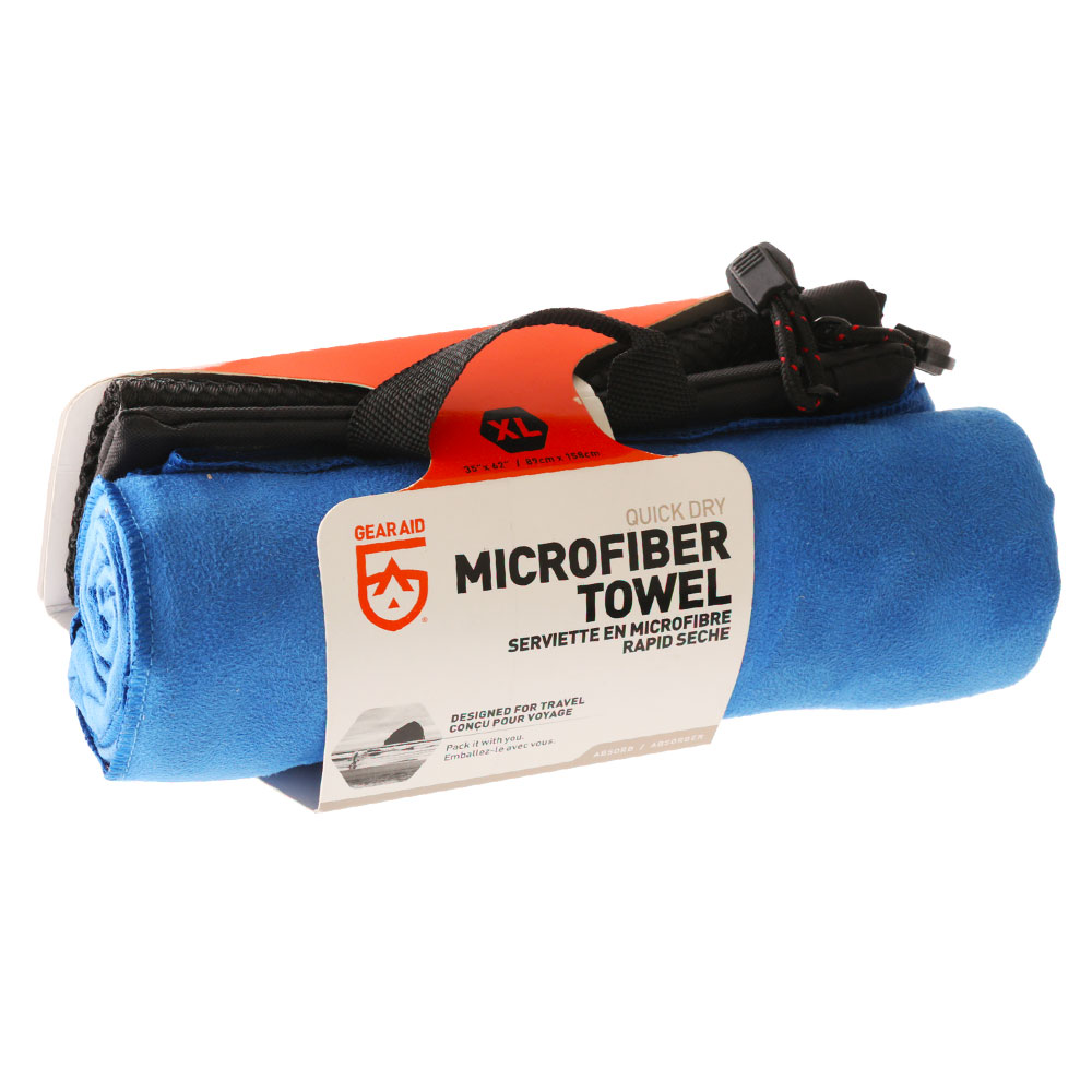 Serviette Microfibre Gear Aid Quick Dry, 20x40 Pouces, Avec Sac, Idéale Pour Le Sport
